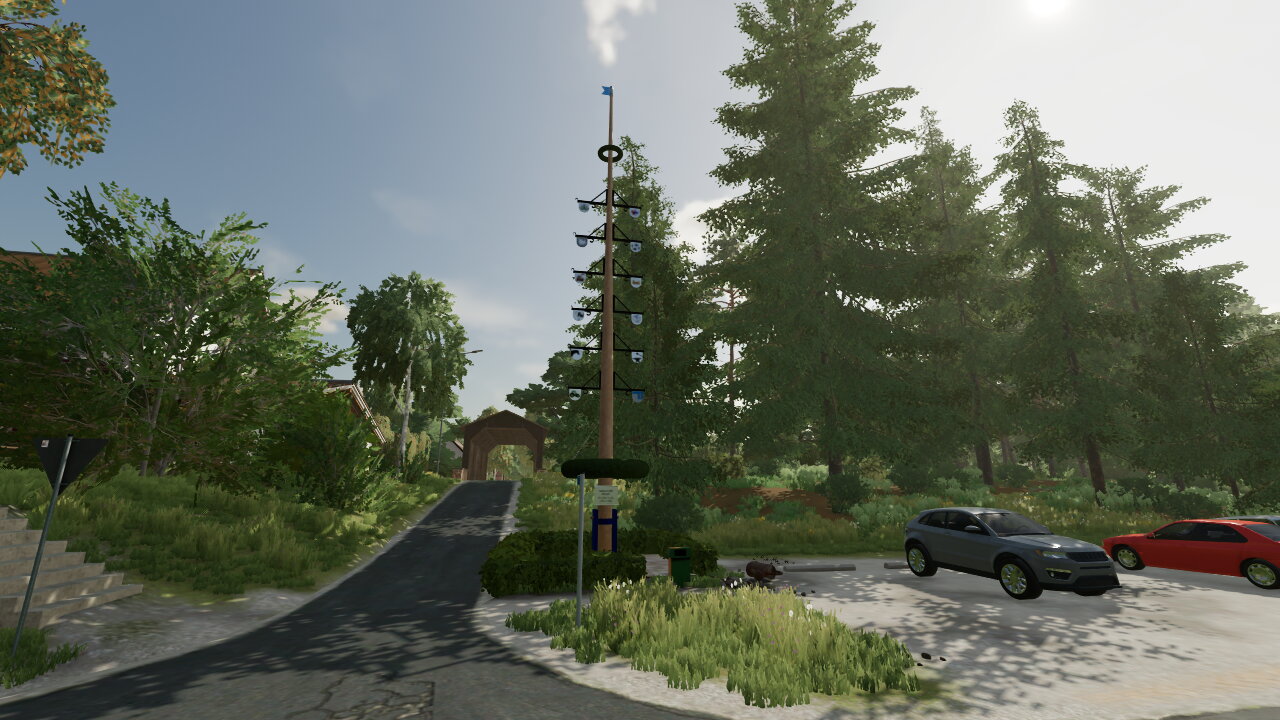 Zum 1. Mai steht der Baum