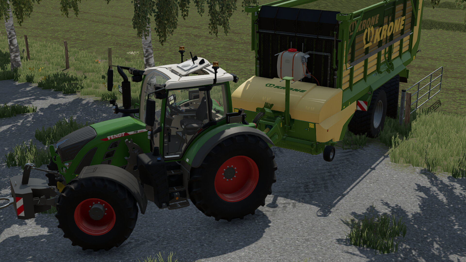 Gras einholen