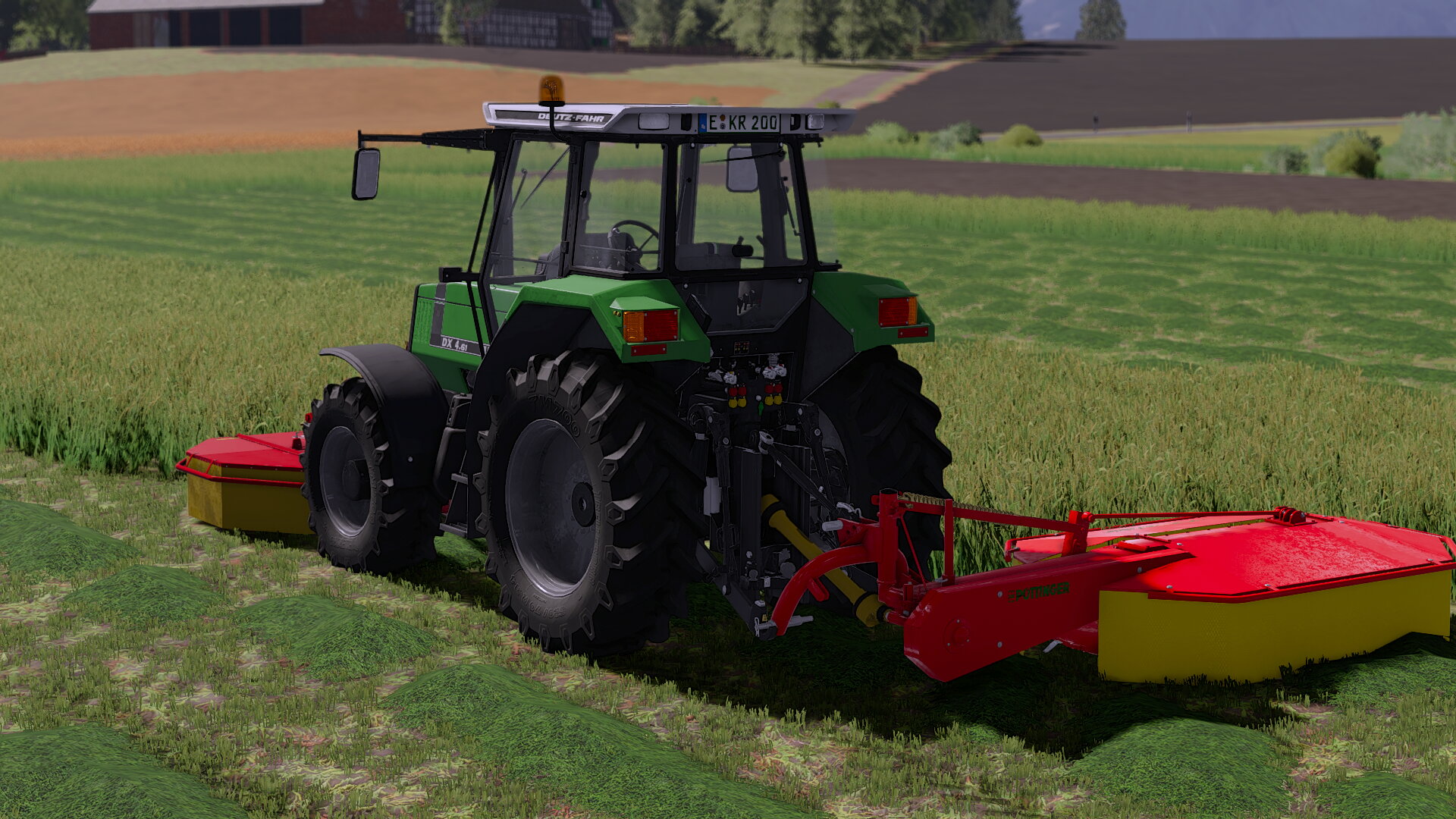 DX 4.61 Turbo beim mähen
