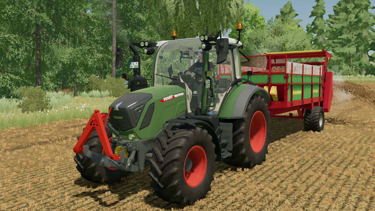 Miststreuen mit dem neuen Fendt