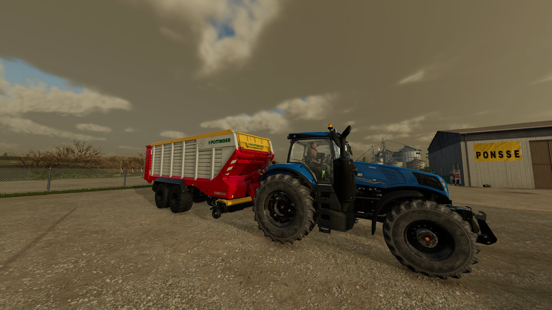 Im Winter war der neue Ladewagen im Angebot