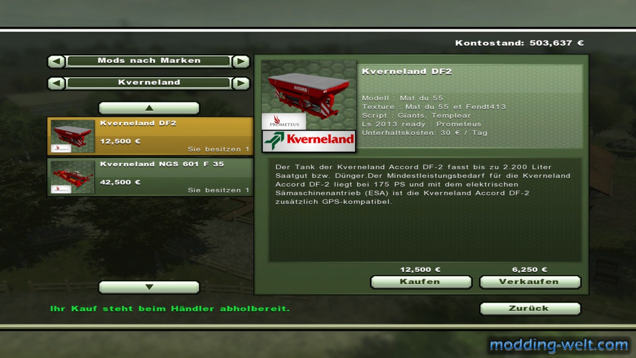 Kverneland NGS 601 F35 DF2