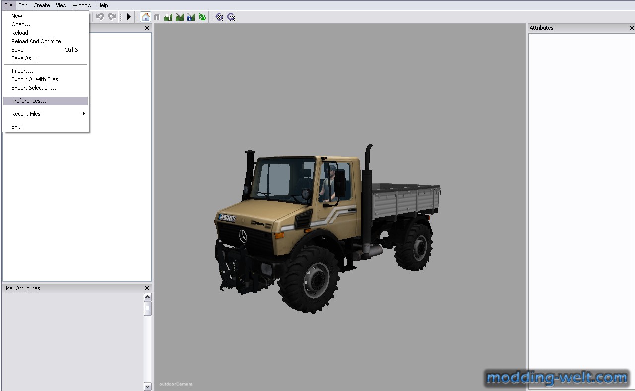 i3d part in blender importieren