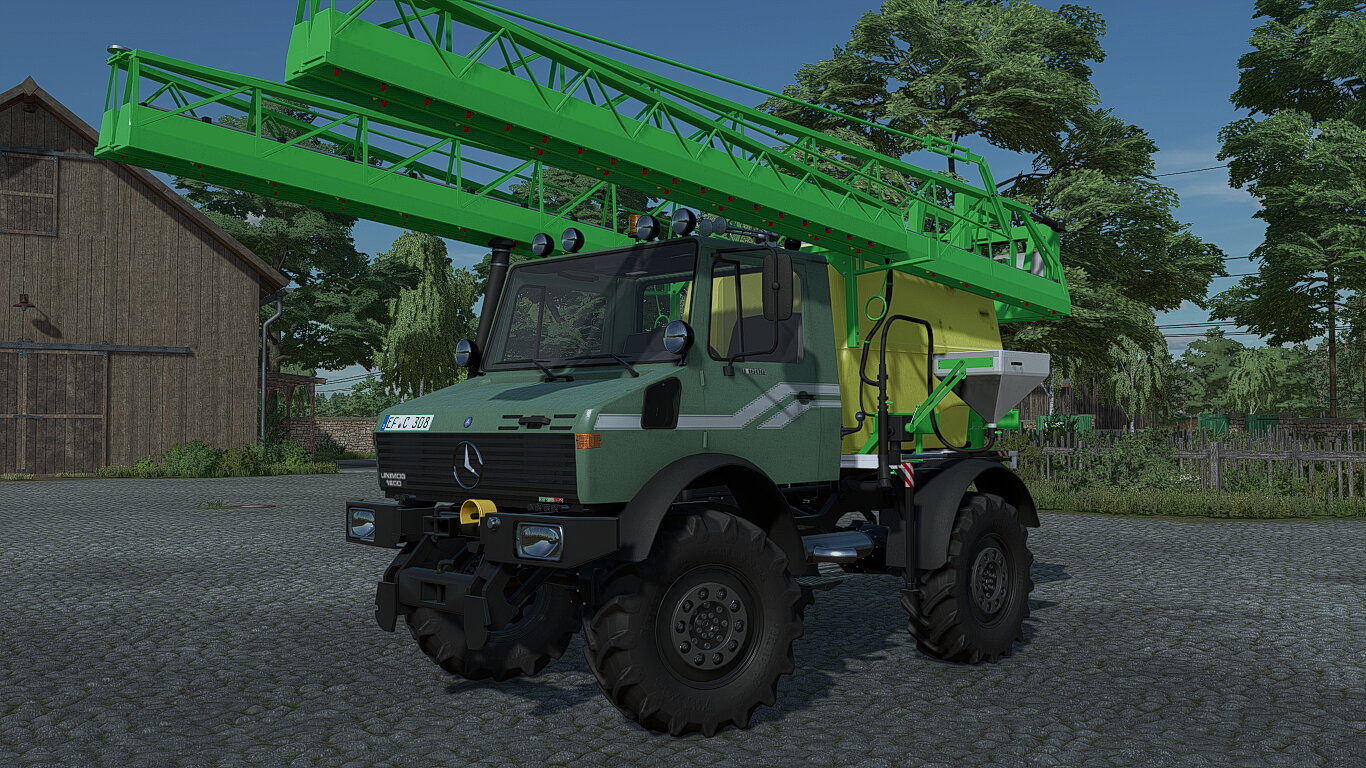 Unimog mit aufbau Spritze