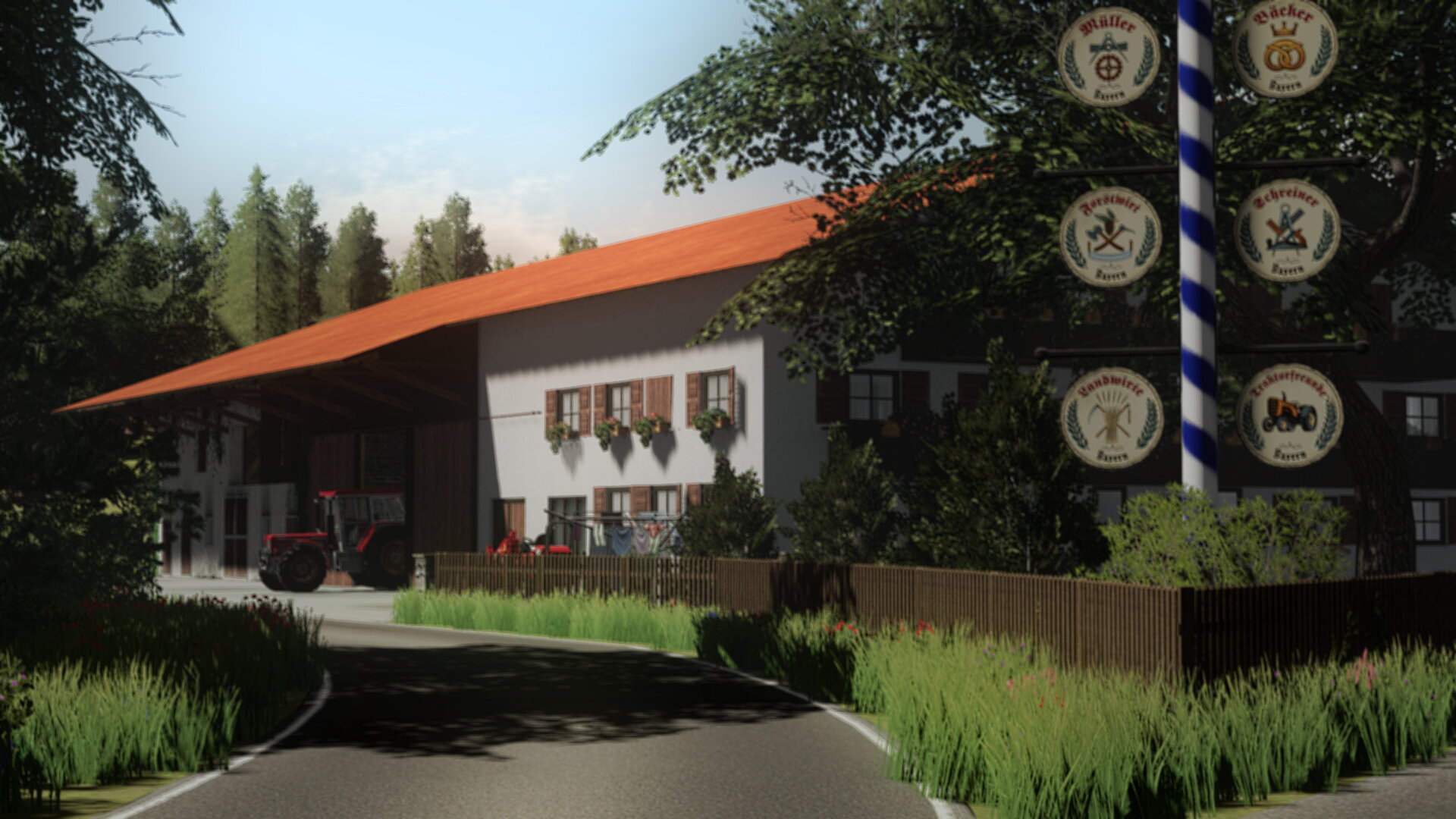 Untergriesbach, der 1. Hof ist fertig