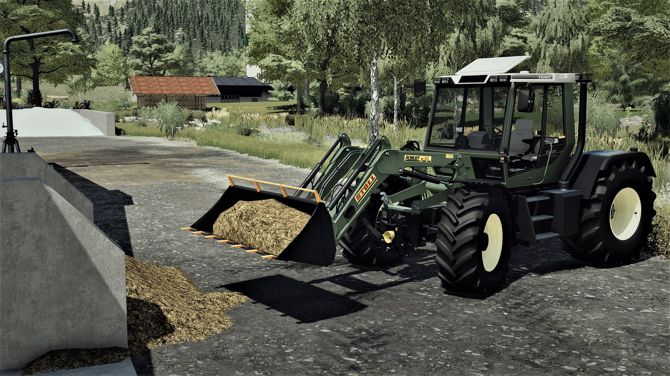 voll bei der Arbeit
