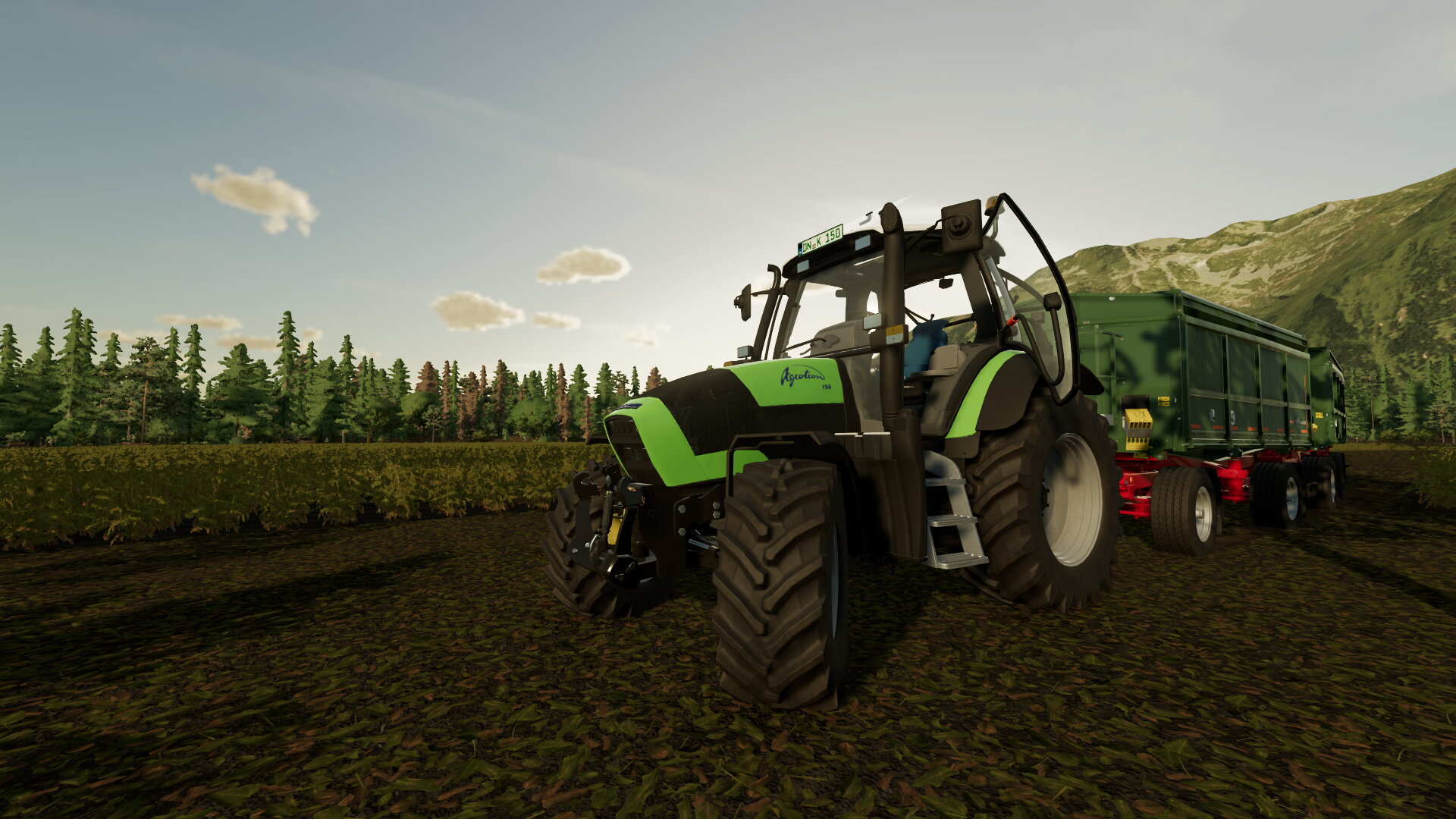 Kartoffelfahren mit dem Agrotron