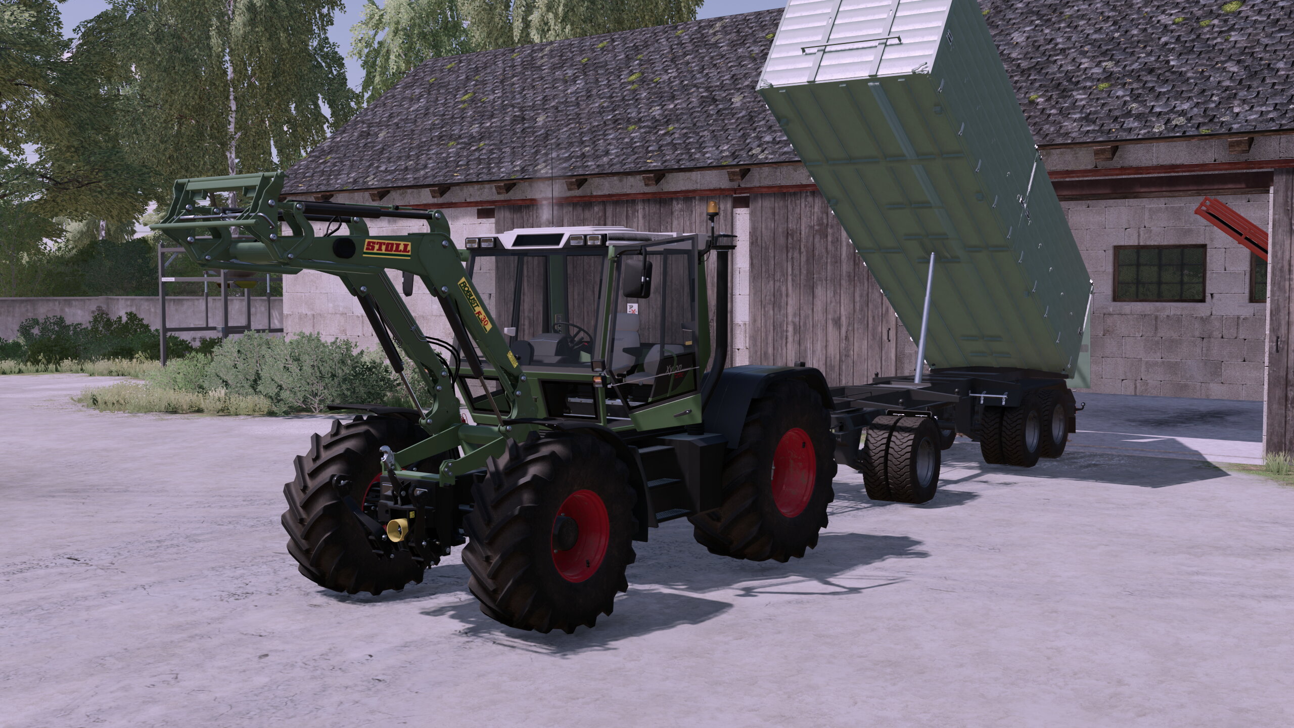 Ernte einfahren