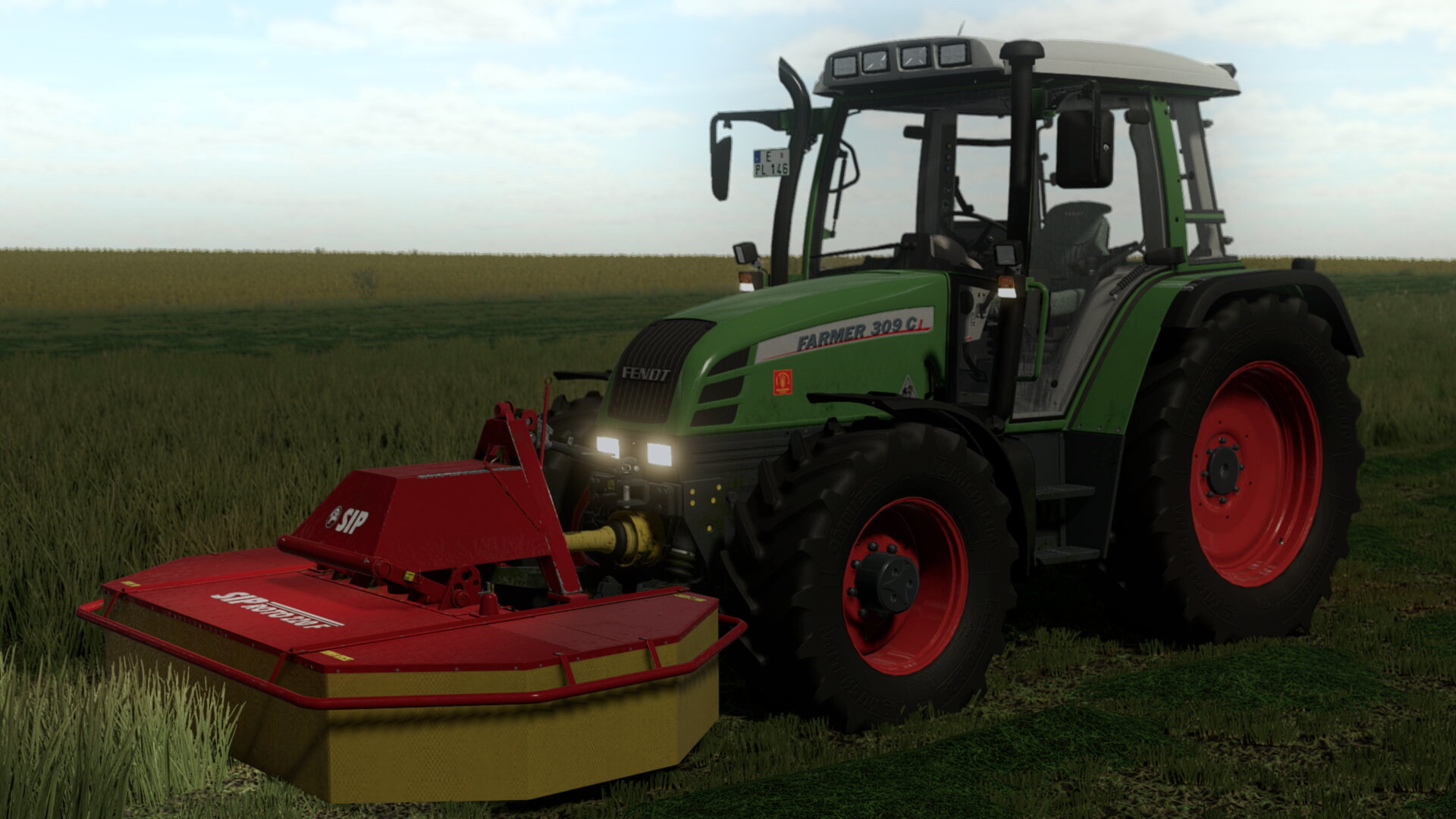 das Grass knickt