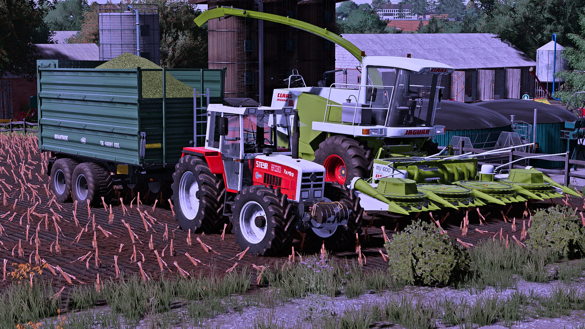Steyr 8130 + Claas Jaguar 880