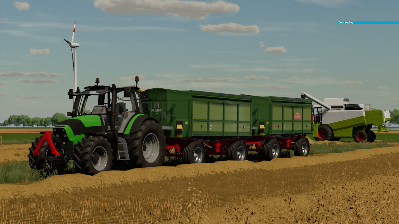 Claas Lexion 460 und Deutz Fahr 640M