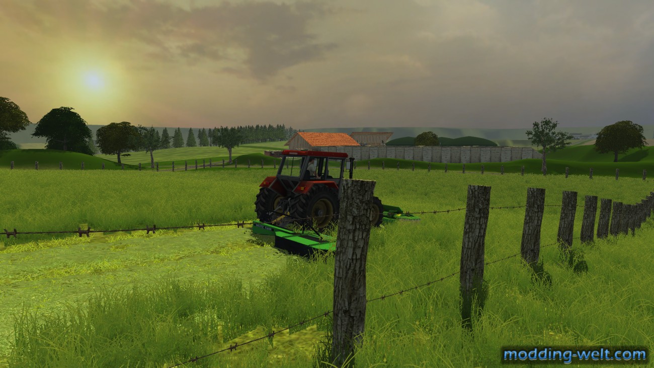 Gras mähen in Niederbayern