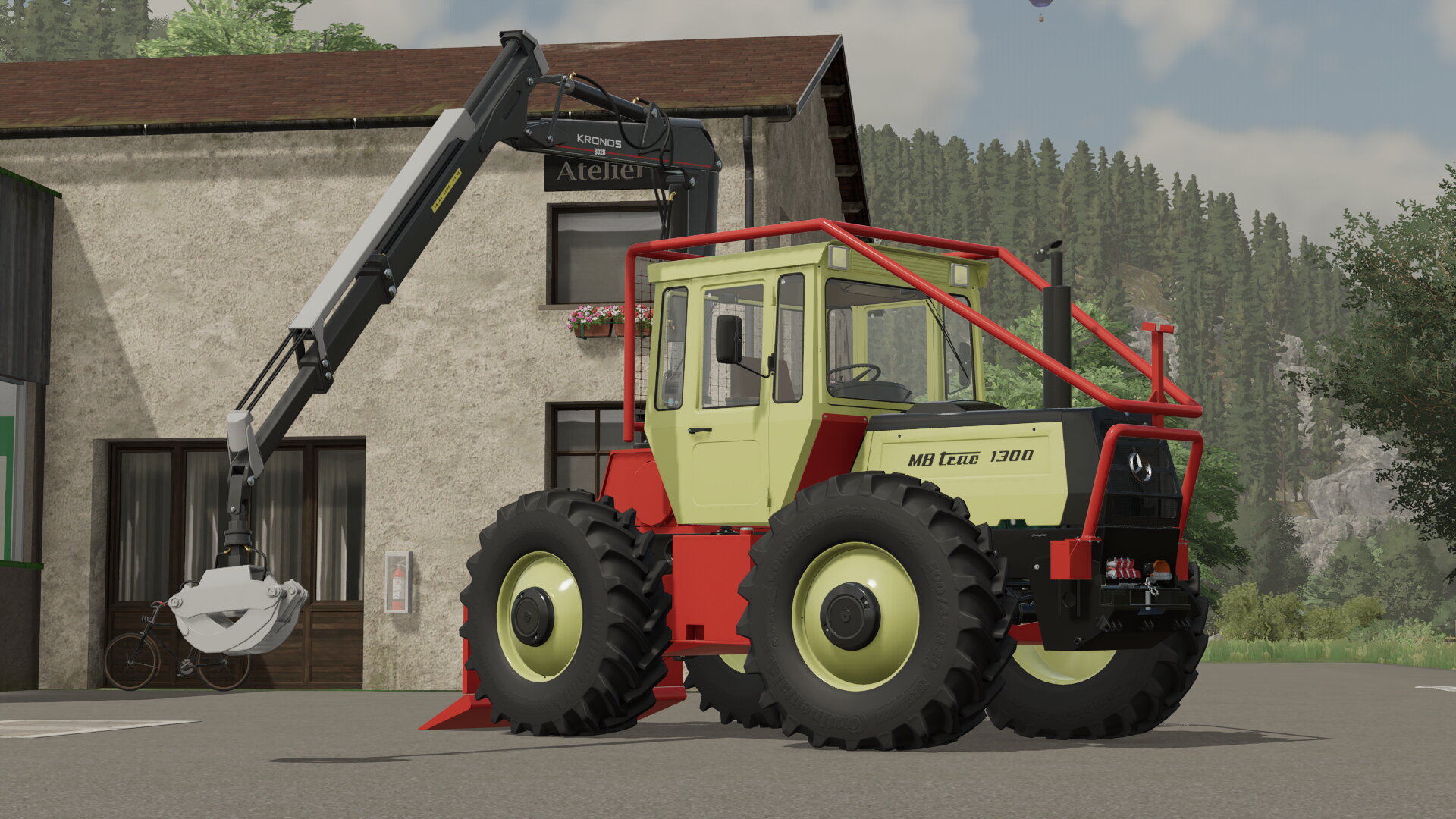 MB Trac 1300 Forst beim Posen