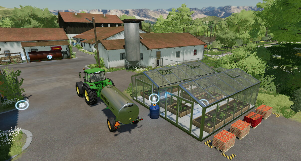 the bavarian Farm Gewächshaus