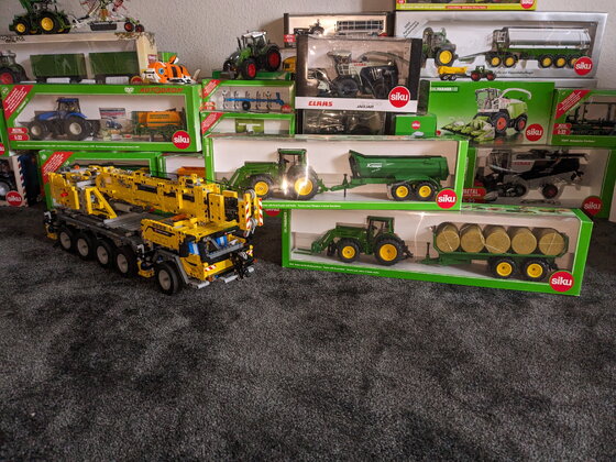 Lego Technic 42009 & Siku Farmer 3862 & 3863