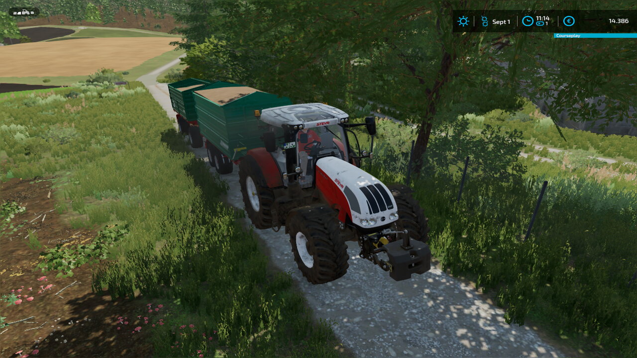 1. Mal abfahren mit Steyr Power