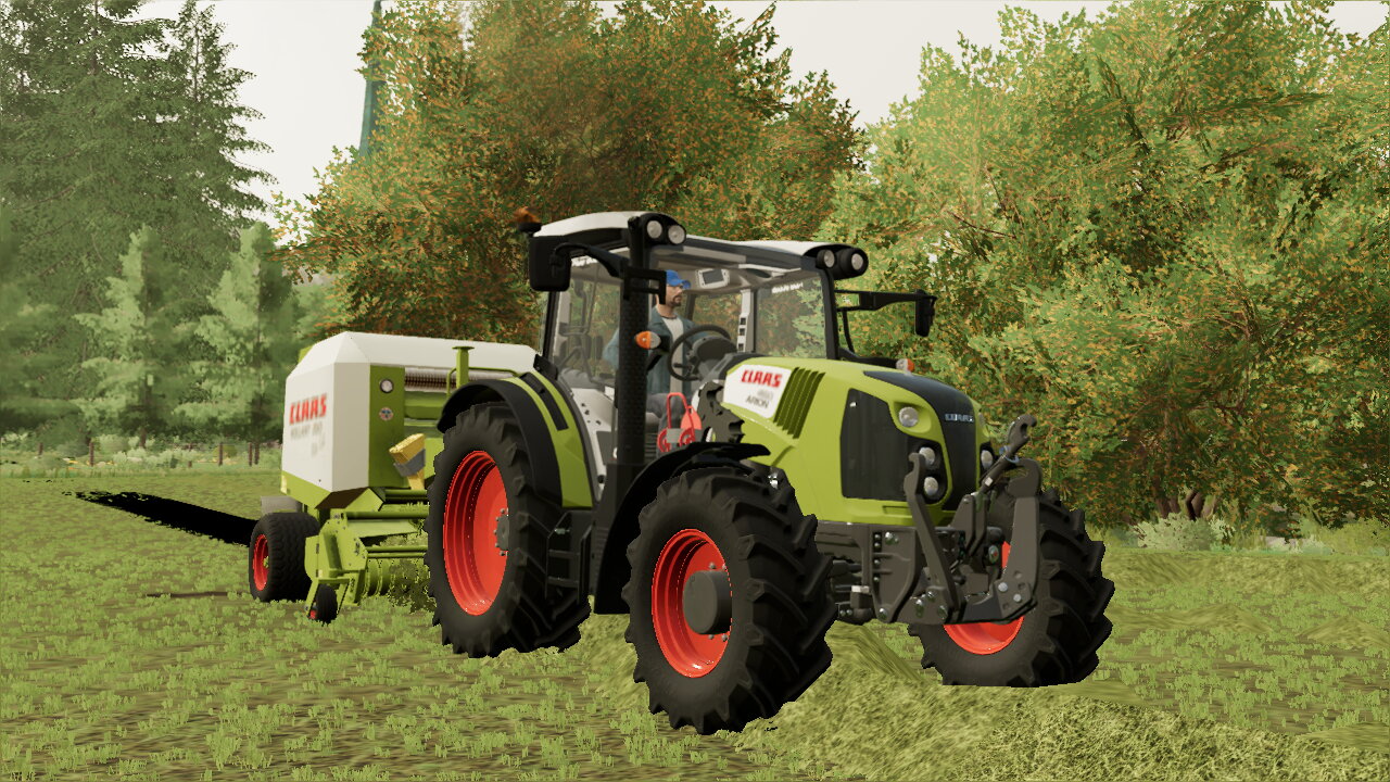 Claas Arion am pressen