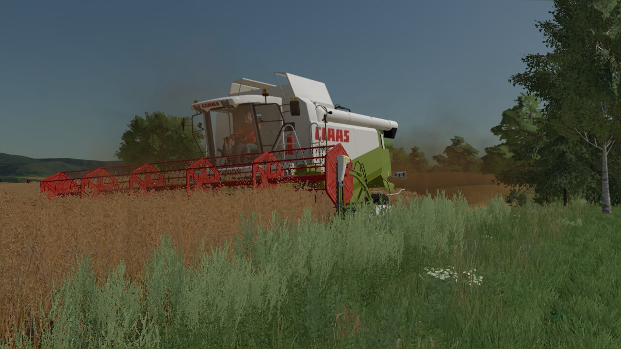 Claas Lexion aus anderer Perspektive