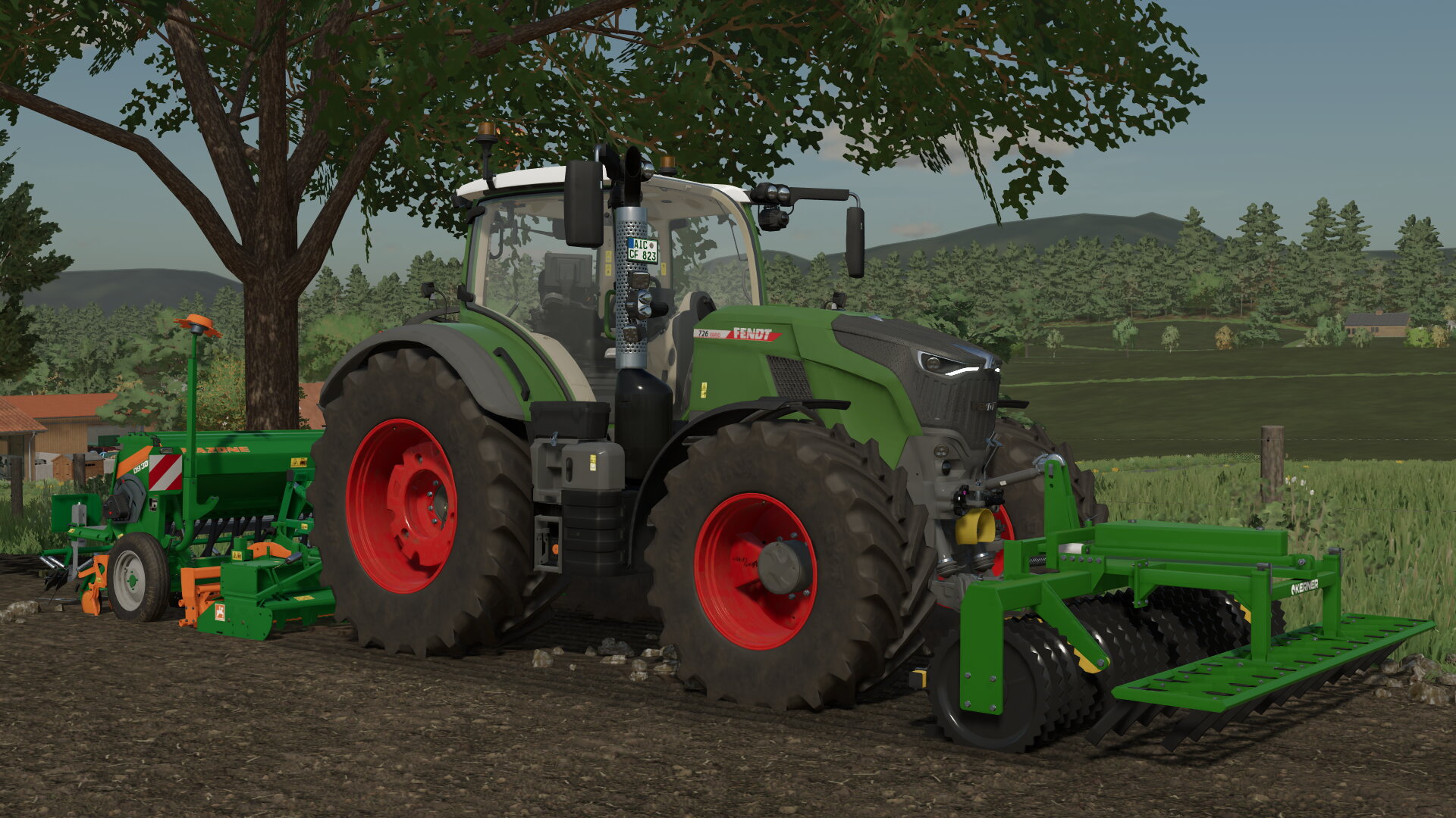 Fendt 728 Vario in der Weizen ausaat