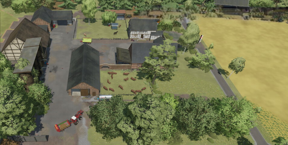 Ohm-Creek-Ranch von oben