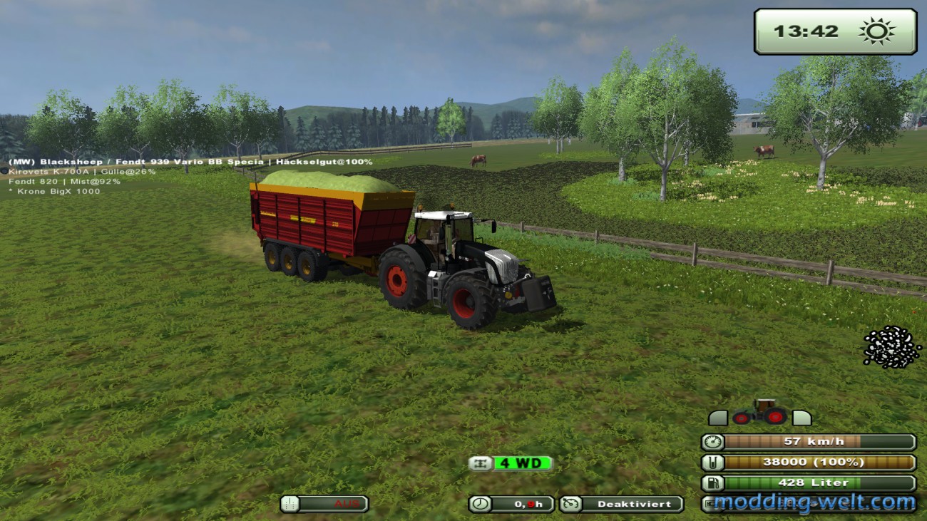 Neuer Fendt 939 aufm Hof