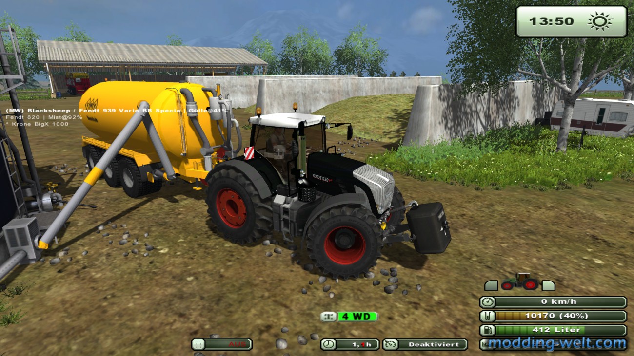 Neuer Fendt 939 aufm Hof