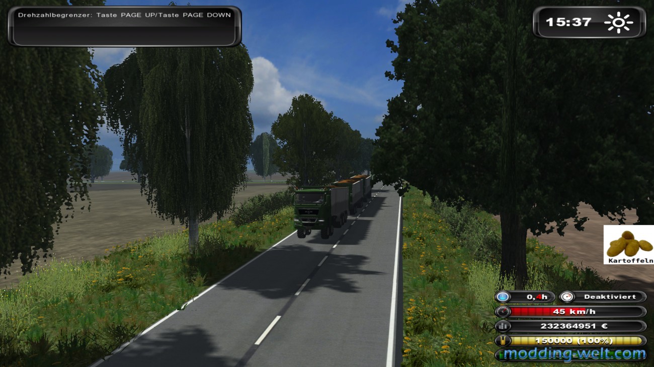Die Agrar Version meines Silagezuges unter volllast... :D