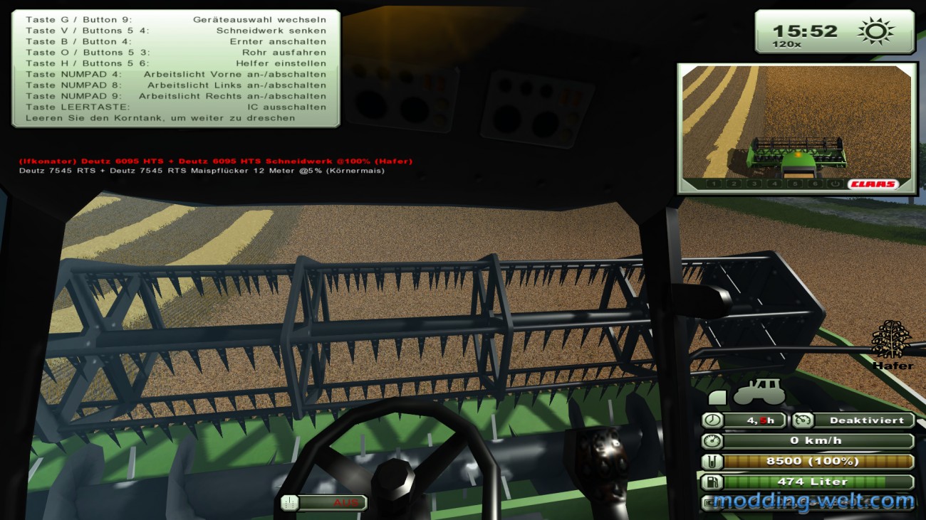 Cams vom SFM Drescher kommen auch in meine Drescher.. ^^