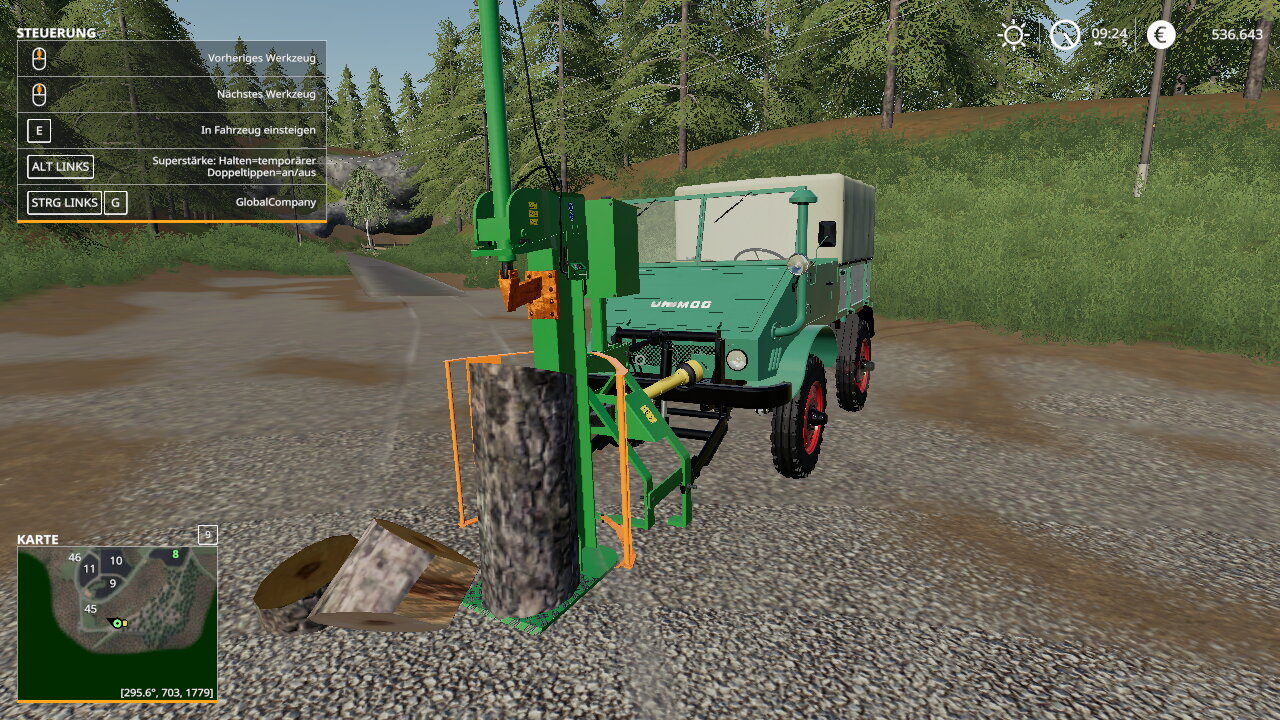 unimog am spalten