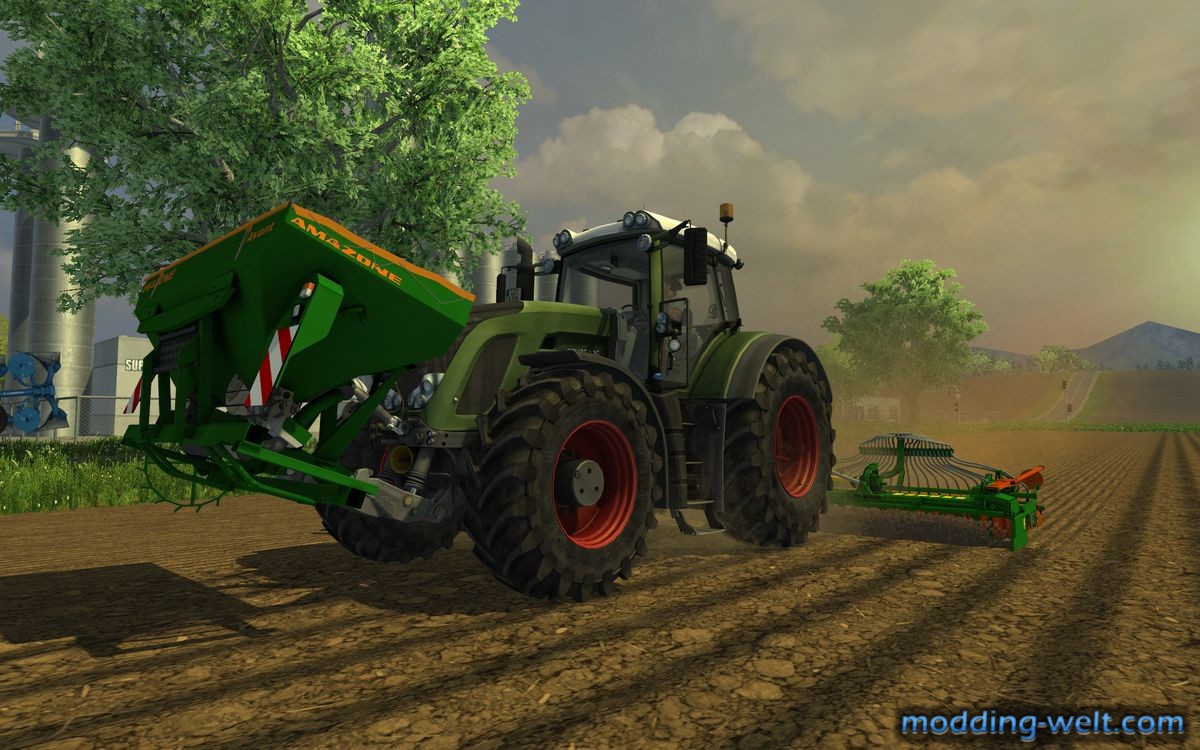 Fendt 936 bei der Weizen Aussaat