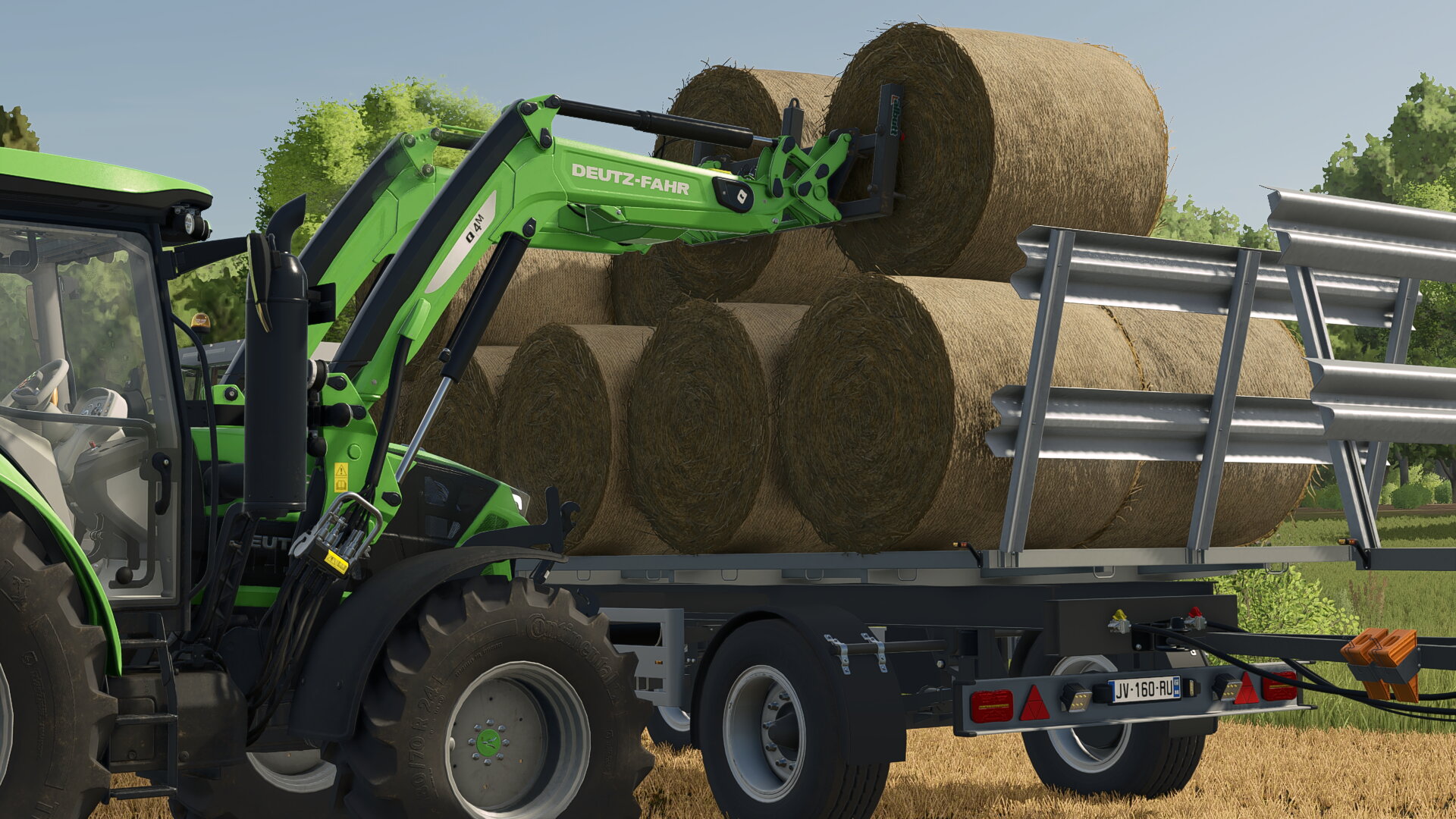 Ballen verladen