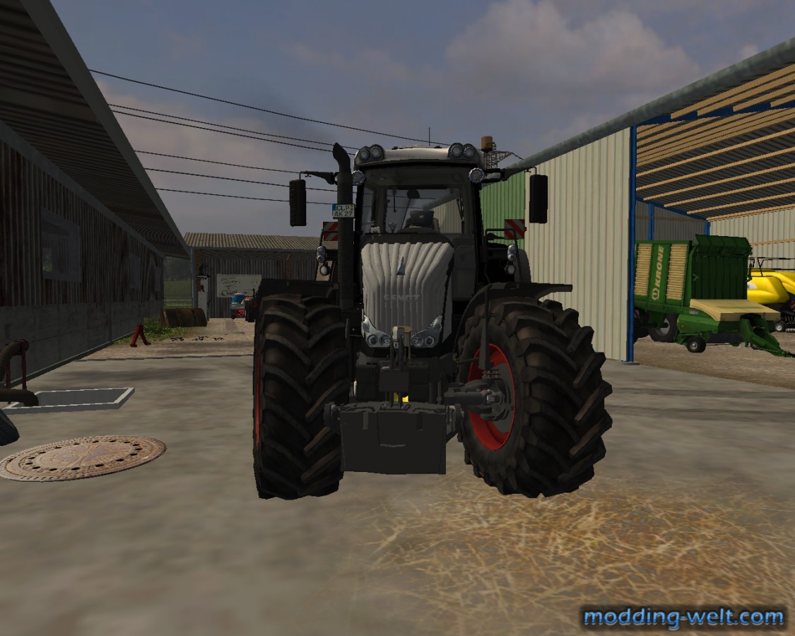Fendt 828 mit lemken Grubber