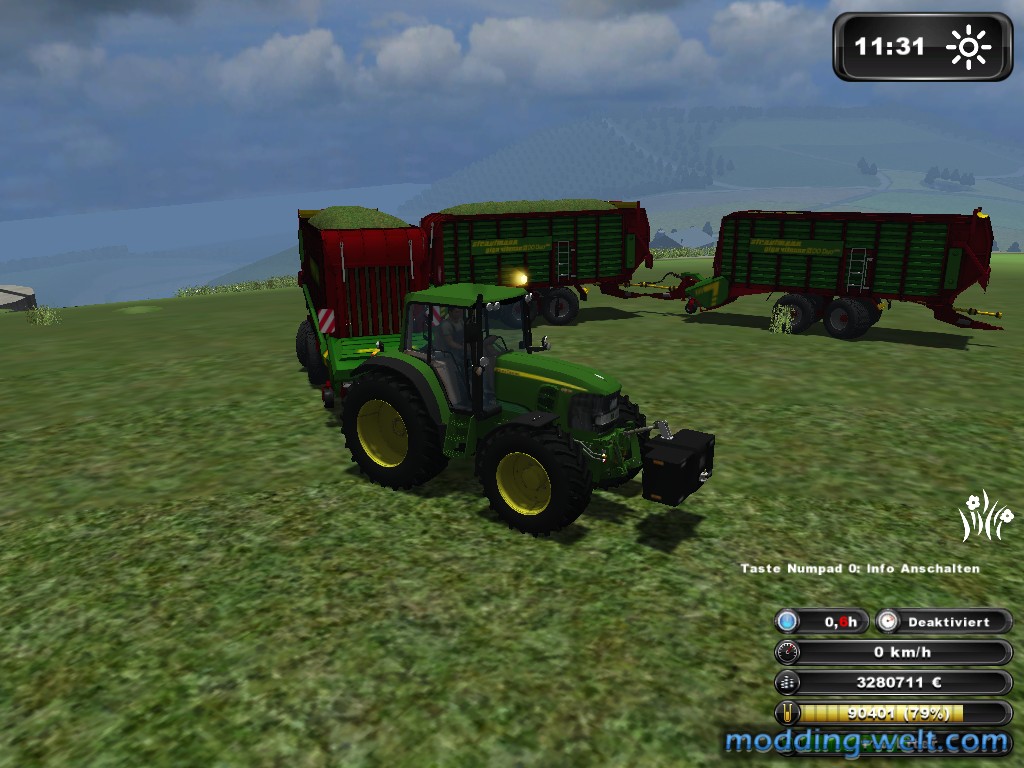 Gras einfahren mit 3 Strautmann :)