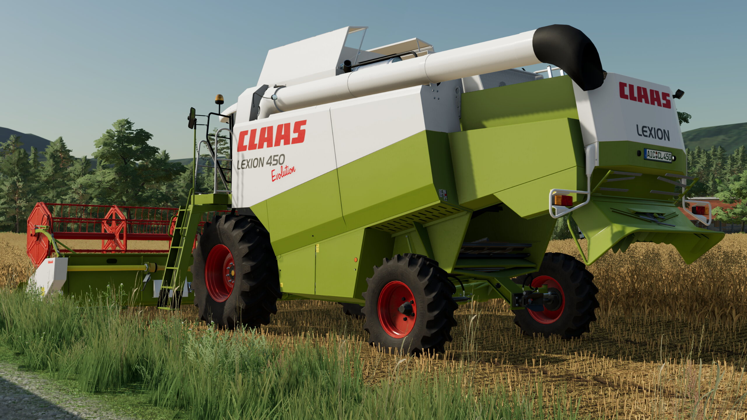 Der Hafer muss runter mit  Claas Lexion 450 Evolution