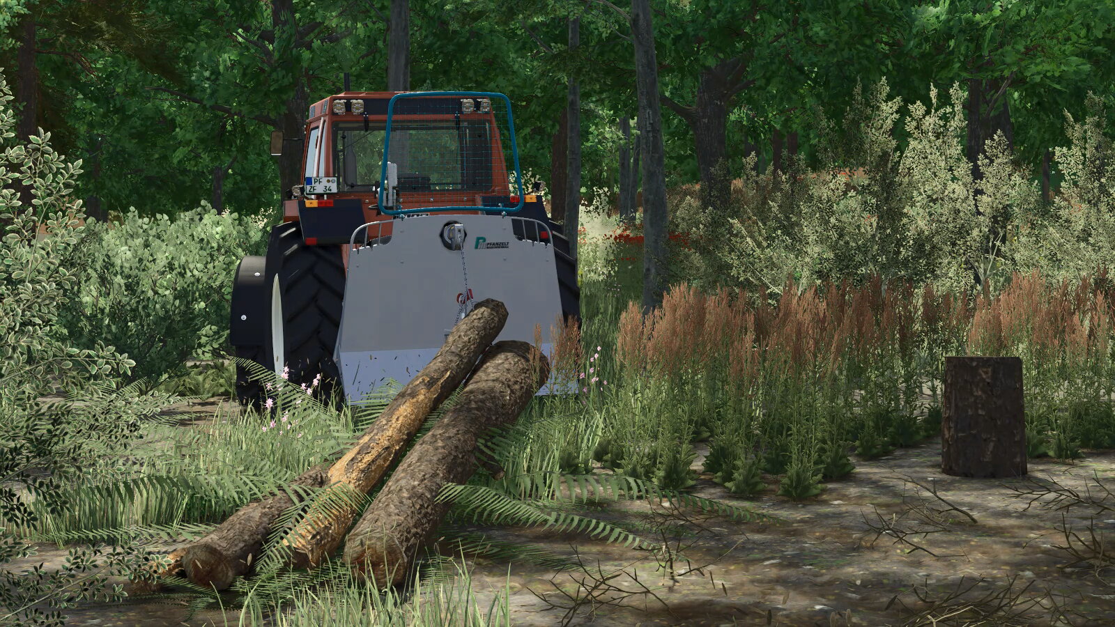 Fiat 1280 DT im Forsteinsatz (FS25)