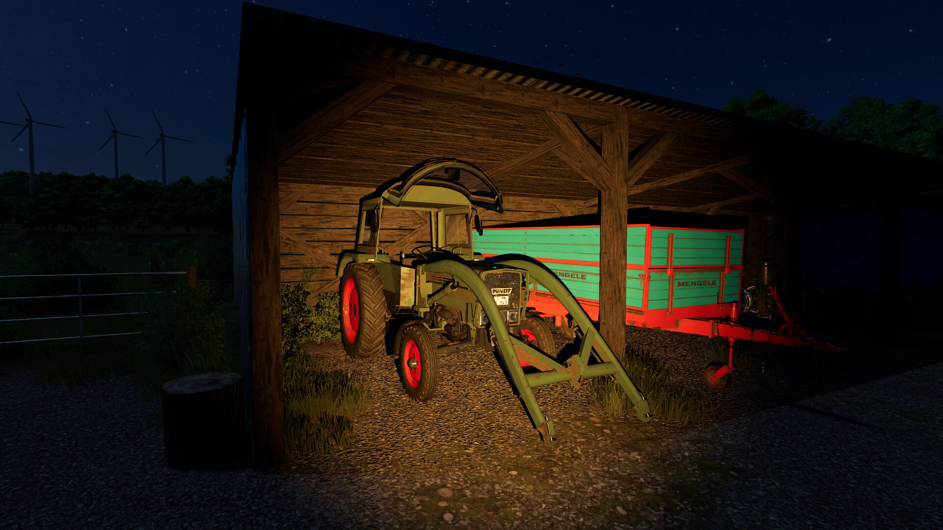 Ein Farmer 102s am Schlummern.