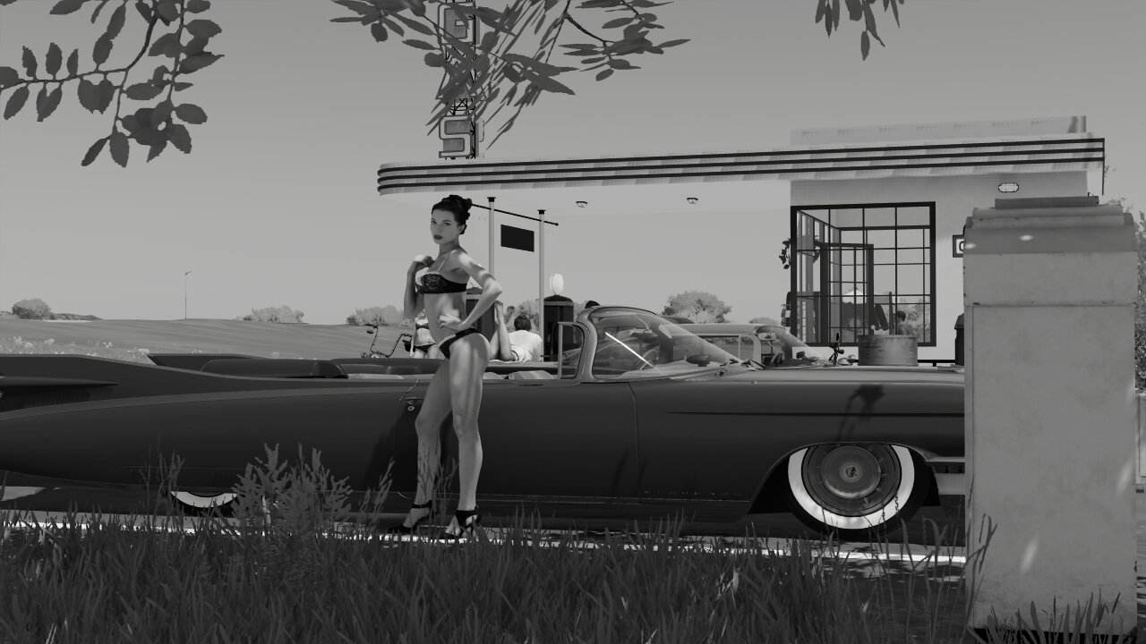 Some lady was checking out my car
