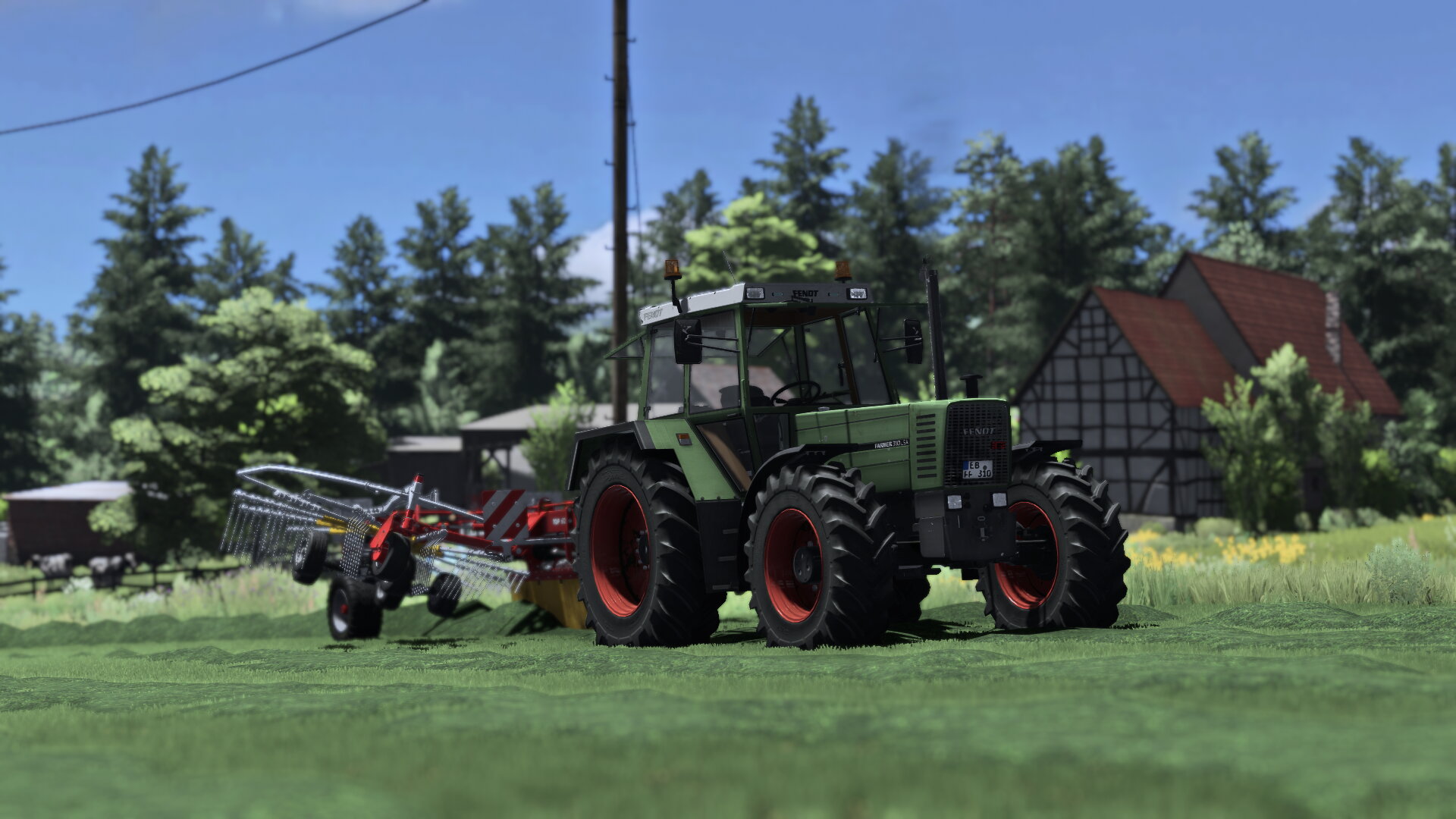 Schwaden bei klaren Himmel!