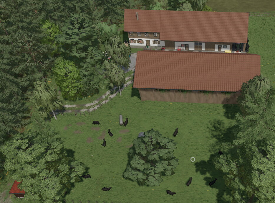 Der Hof von vorne