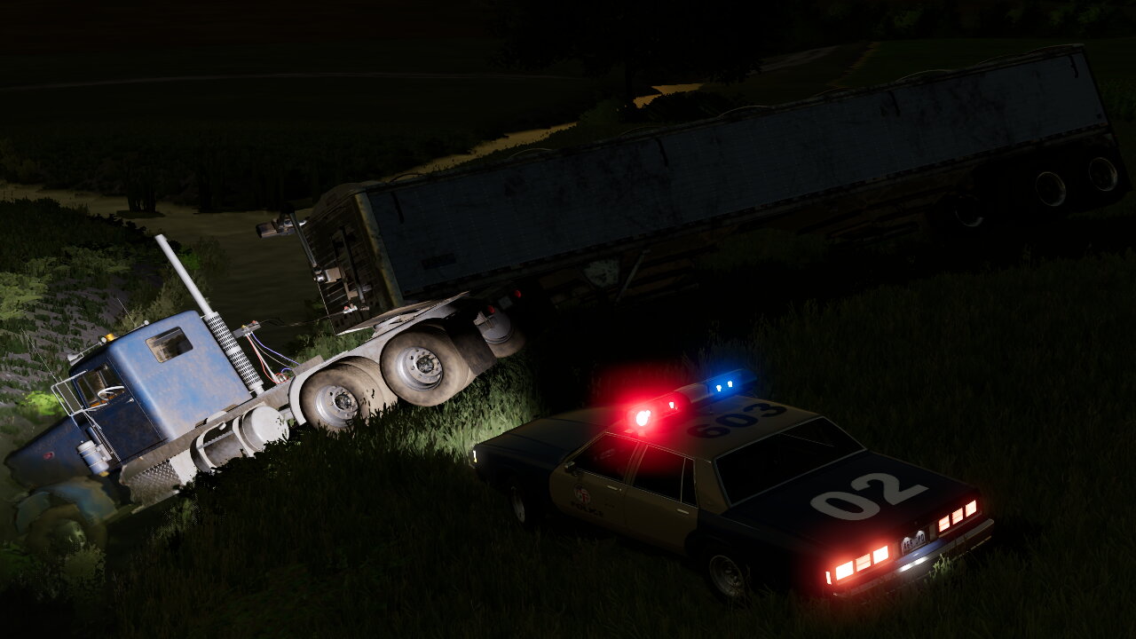 Got a call about a truck that slipped off.....