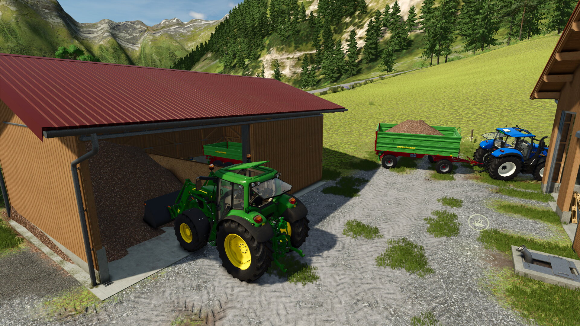 Siloballen Heim fahren