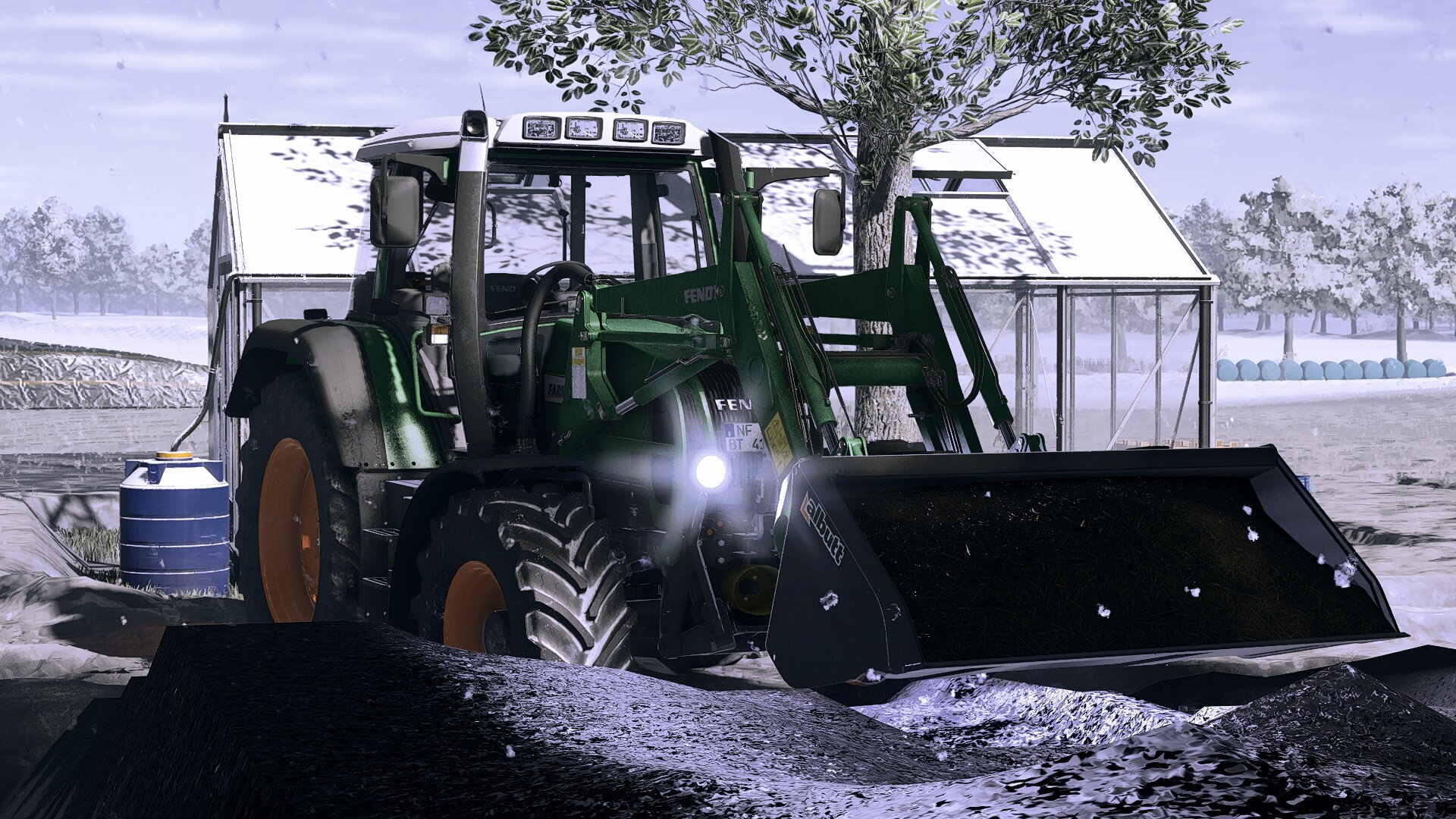 Der Schnee hat begonnen