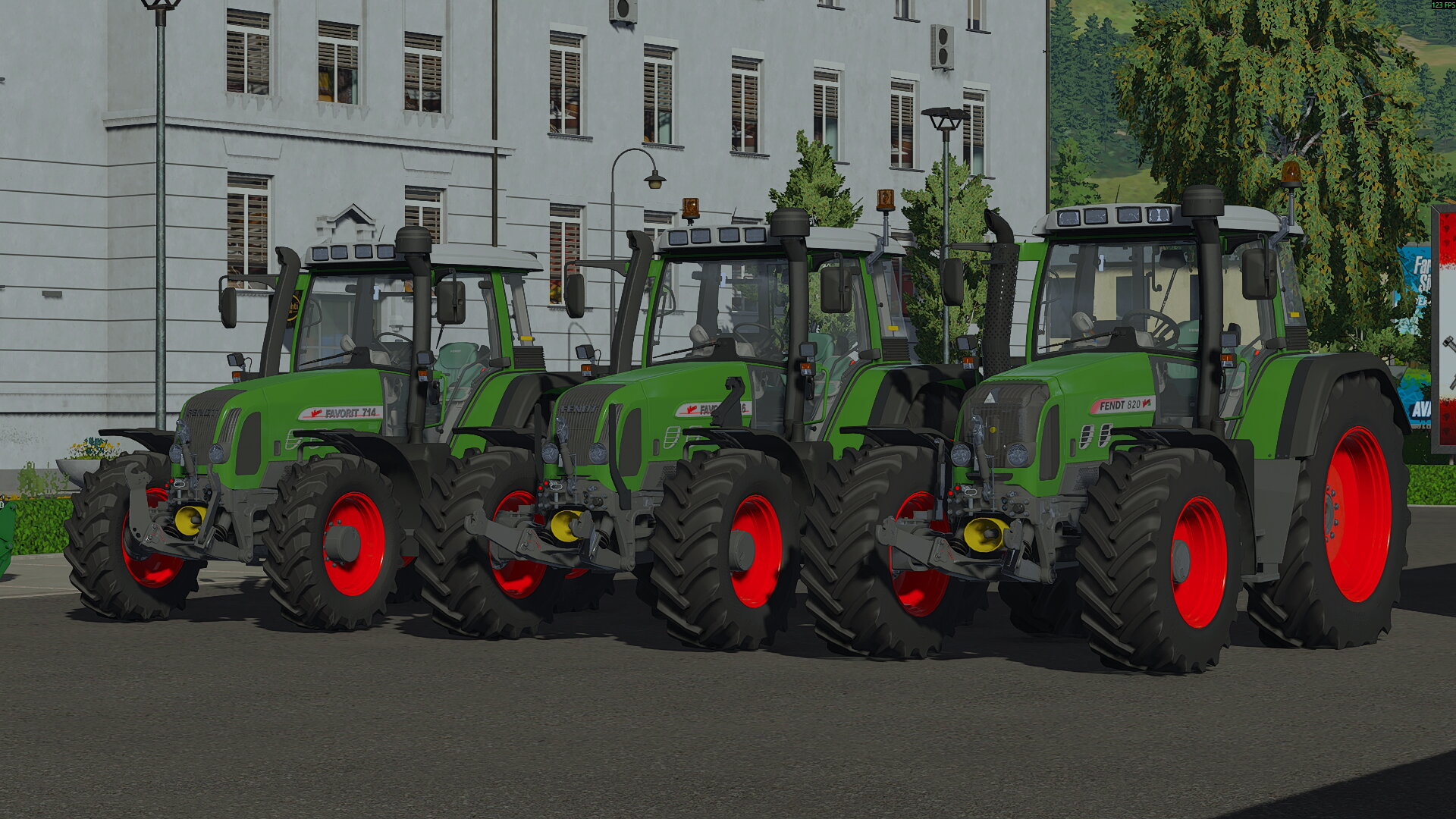 Fendt 700-800 Favorit Vario TMS mit werksbereifung