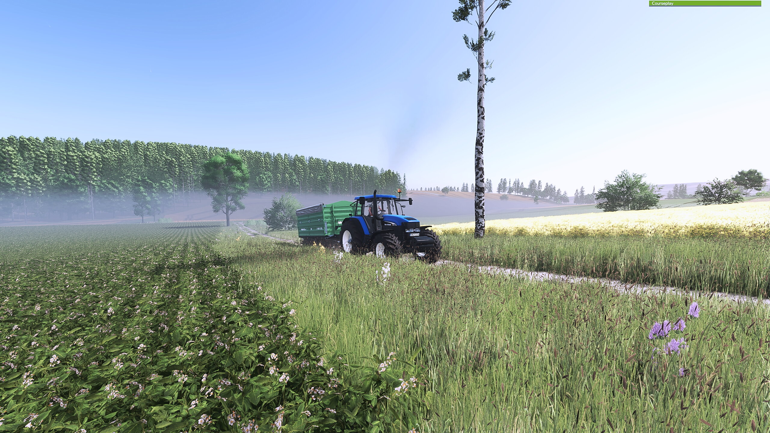 etwas Getreide schupsen