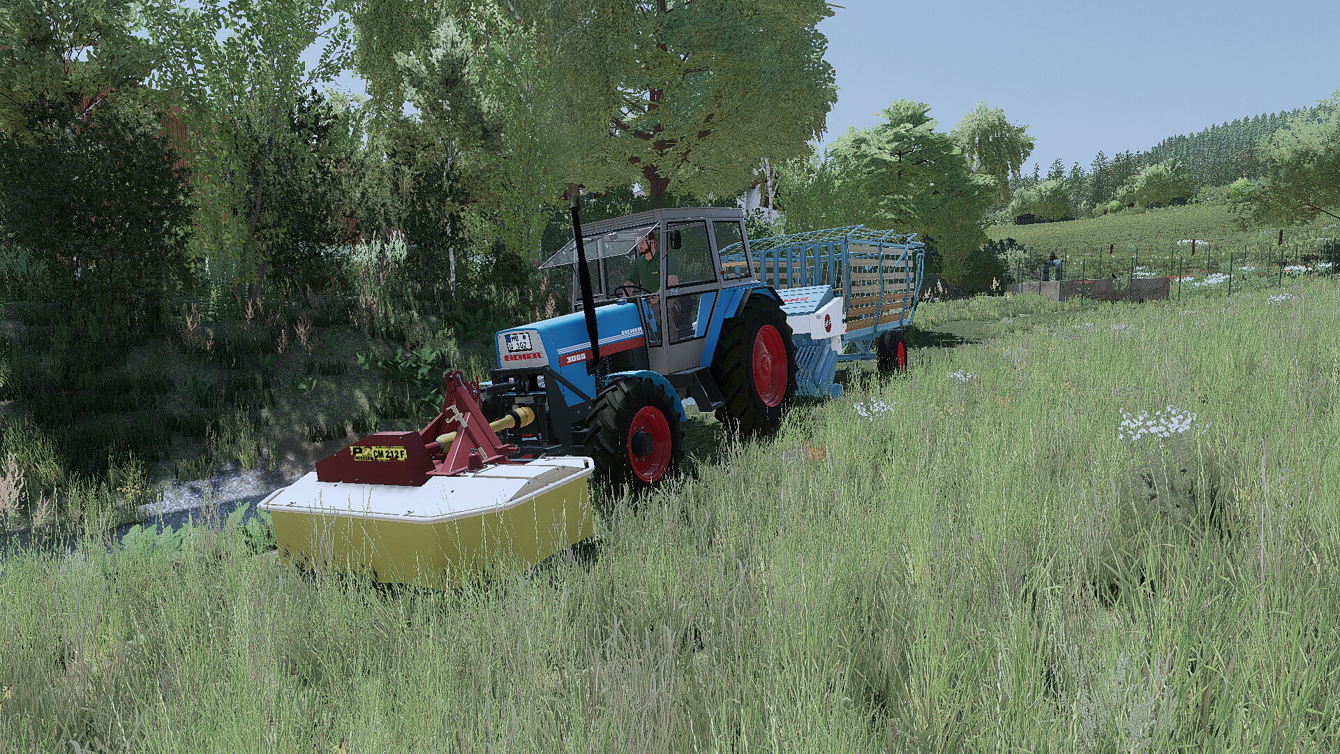 frischgras holen auf der holzer