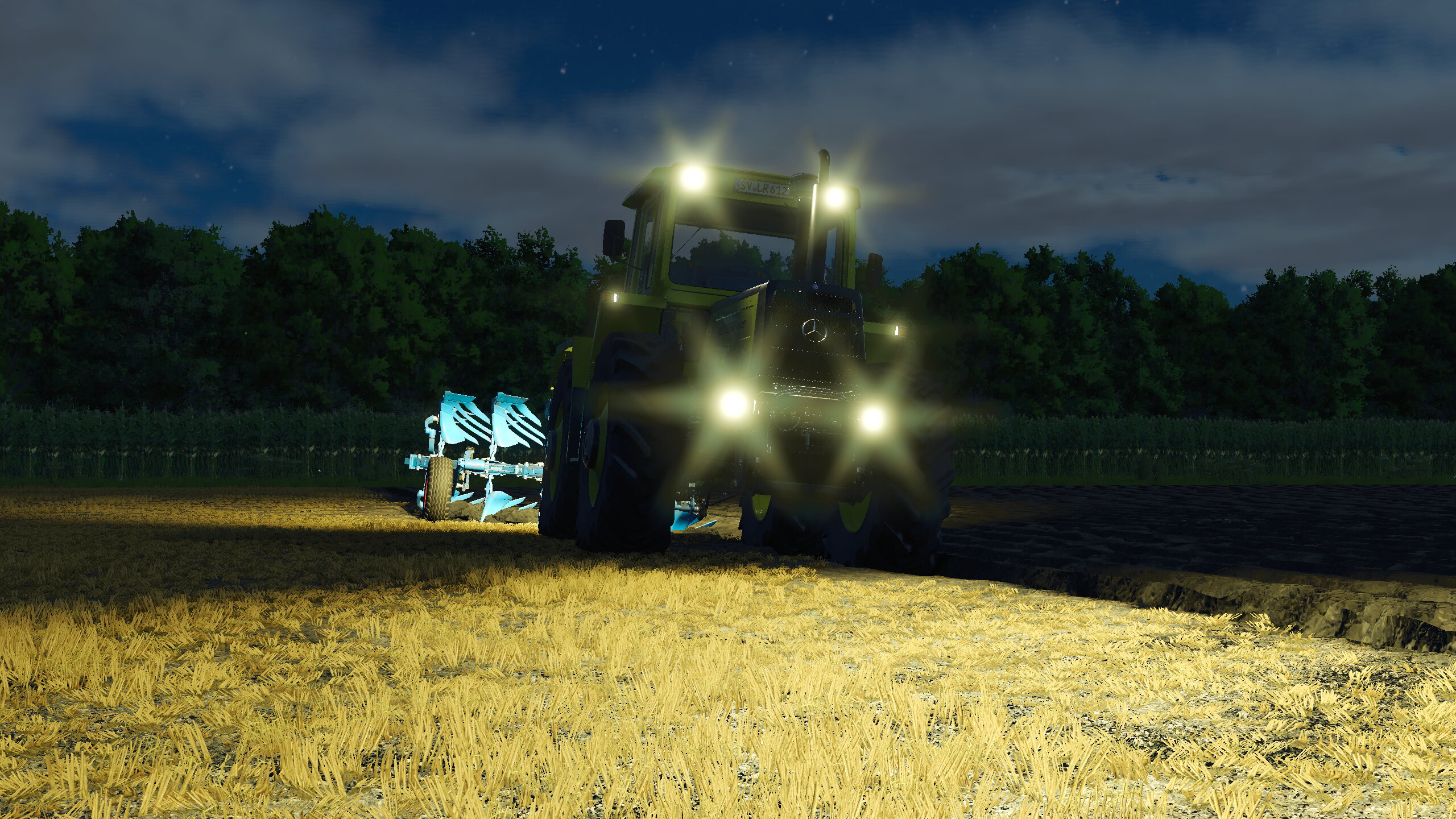 Heute durfte der 1500ter ran an den Pflug macht echt keine Schlechte Figur davon findet sogar Mein Schatz