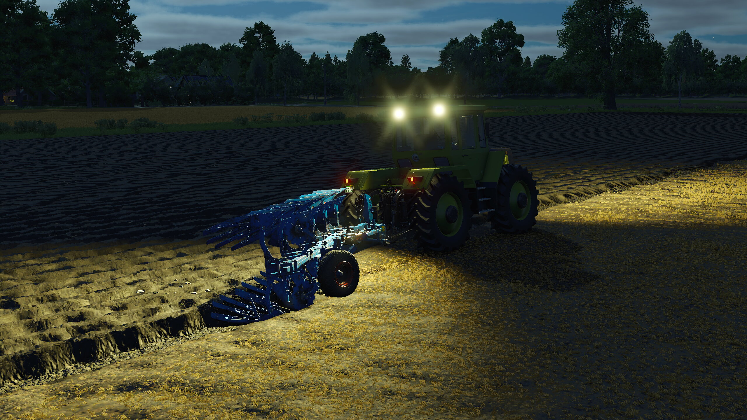 Heute durfte der 1500ter ran an den Pflug macht echt keine Schlechte Figur davon findet sogar Mein Schatz