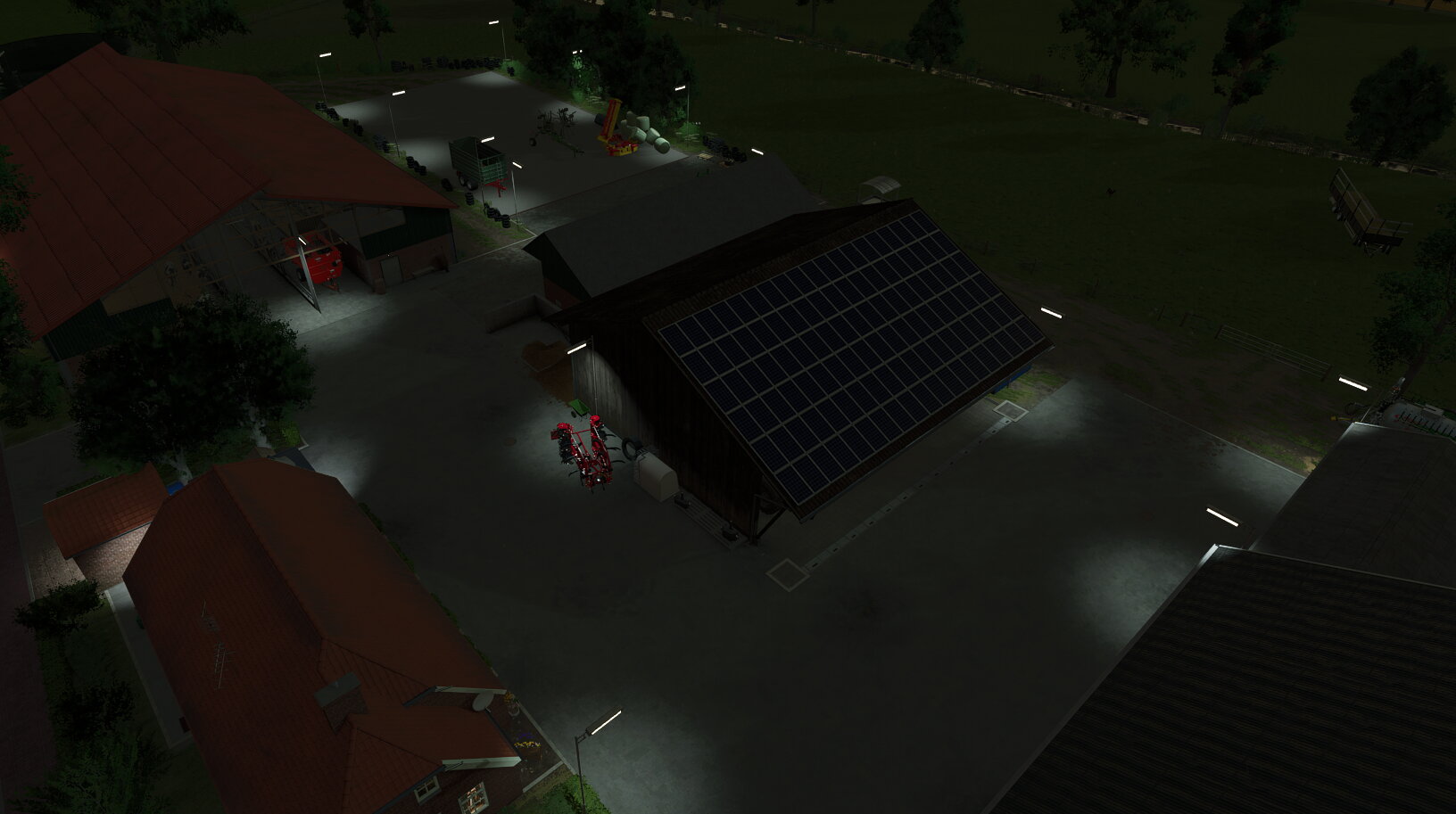 Diepholz Hof am Abend.