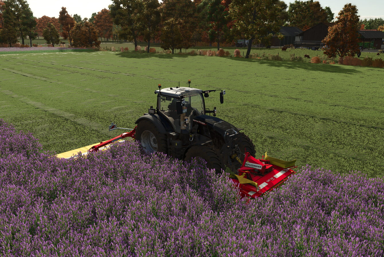 Mähen für Luzerneheu und Luzernesilage.