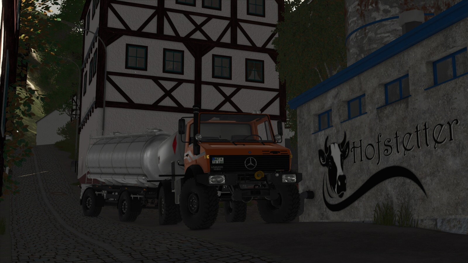 Der frühe Milchfahrer holt die Milch, oder so 😂